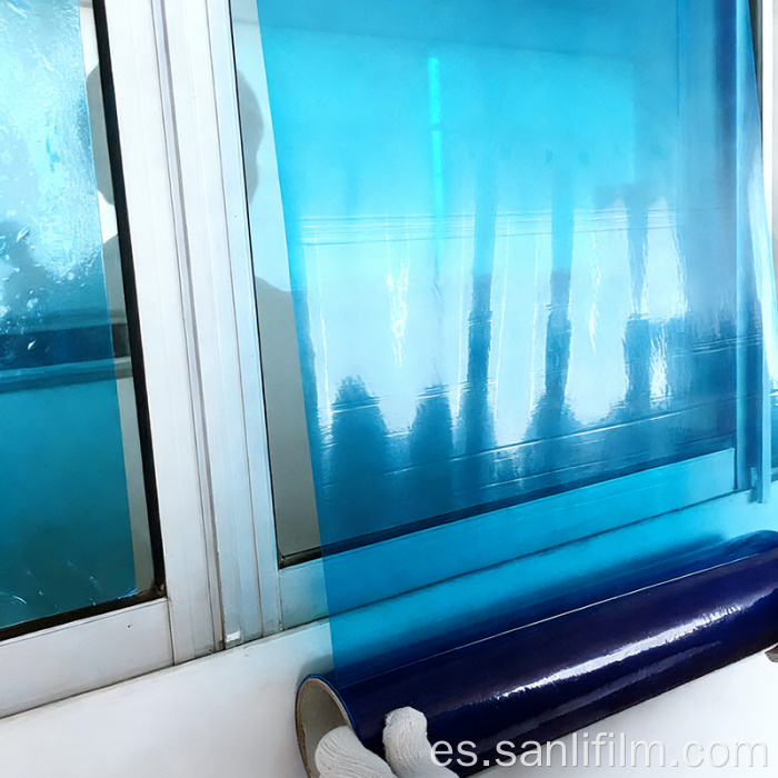 Protección UV para película protectora de vidrio o ventana